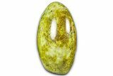 Polished Free-Standing Green Pistachio Opal - Madagascar #361546-1
